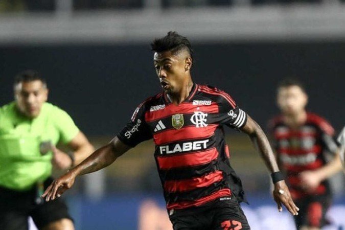 Bruno Henrique levou o terceiro cartão amarelo e não enfrenta o Fluminense -  (crédito: Foto: Gilvan de Souza /CRF)