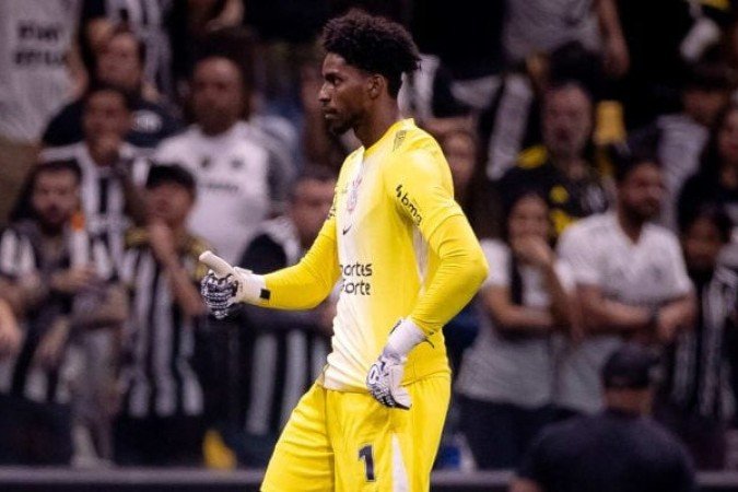 HUGO SOUZA - Não foi muito exigido, mas mostrou segurança para não ser vazado. NOTA 6,5 - Foto: Rodrigo Coca/Agência Corinthians