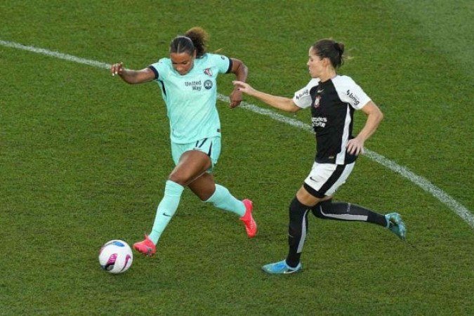 Corinthians sofreu dois gols do início e perdeu por 2 a 1 - (crédito: Foto: Jay Biggerstaff/Getty Images) Corinthians sofreu dois gols do início e perdeu por 2 a 1 - (crédito: Foto: Jay Biggerstaff/Getty Images)