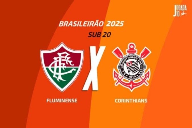 Fluminense e Corinthians dão sequência à 18ª rodada do Brasileirão sub-20 -  (crédito: Foto: Arte/Jogada10)