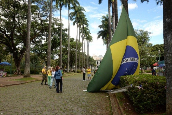 Nova manifestação acontece neste domingo - (crédito: Tulio Santos/EM/D.A.Press) Nova manifestação acontece neste domingo - (crédito: Tulio Santos/EM/D.A.Press)