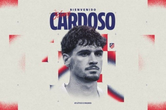Johnny troca de clube no futebol espanhol e renderá quantia ao Inter por transferência - (crédito: Foto: Divulgação / Atletico de Madrid) Johnny troca de clube no futebol espanhol e renderá quantia ao Inter por transferência - (crédito: Foto: Divulgação / Atletico de Madrid)