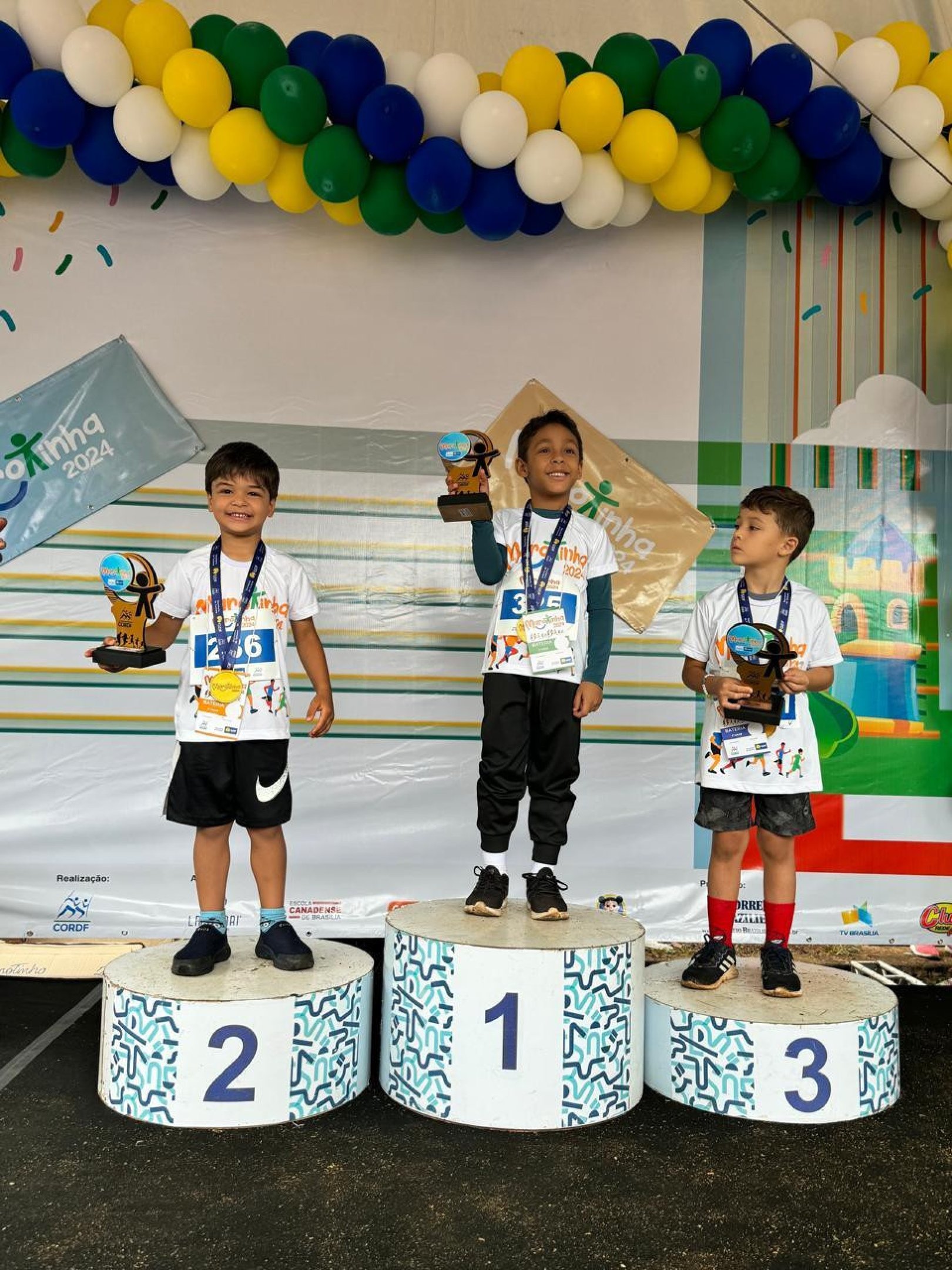 Eduardo Gonçalves foi o segundo colocado nos 50m em 2024, com 5 anos