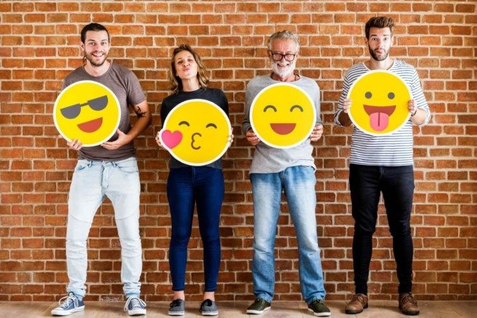 Os emojis tornaram-se um dos recursos de comunicação mais universais da era digital (Imagem: Rawpixel.com | Shutterstock) - (crédito: EdiCase) Os emojis tornaram-se um dos recursos de comunicação mais universais da era digital (Imagem: Rawpixel.com | Shutterstock) - (crédito: EdiCase)