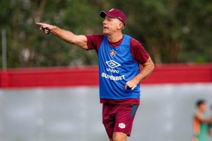 Renato Gaúcho tenta ajudar o Fluminense a virar a chave na sequência da temporada -  (crédito: Foto: Marina Garcia/Fluminense FC)