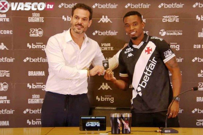 Thiago Mendes é o novo reforço do Vasco para a sequência da temporada - (crédito: Foto: Reprodução/VascoTV) Thiago Mendes é o novo reforço do Vasco para a sequência da temporada - (crédito: Foto: Reprodução/VascoTV)
