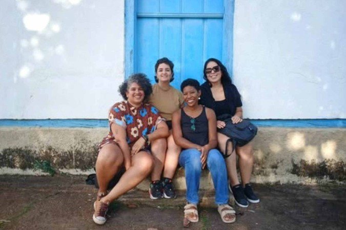 Fundadoras do Clube de Colagem de Brasília -  (crédito: Arquivo)