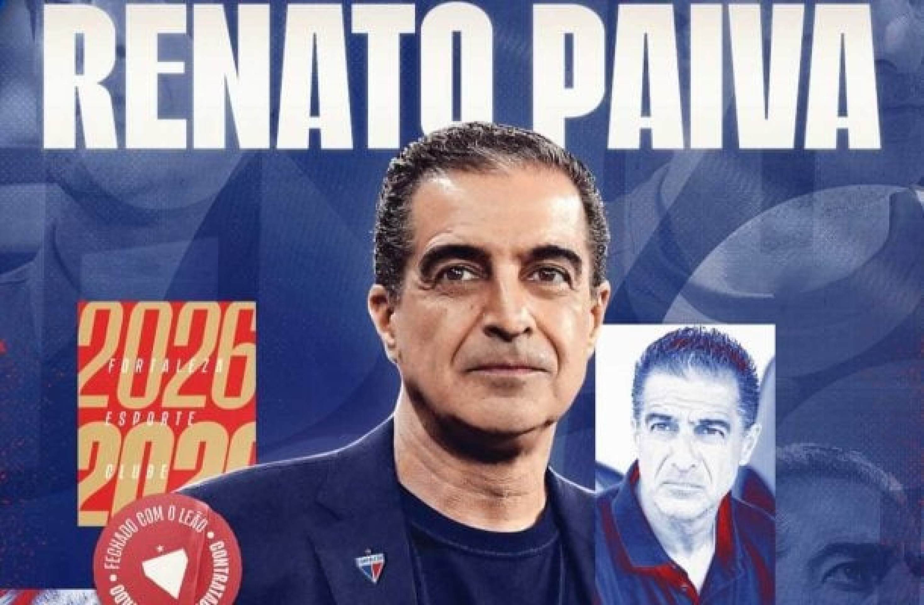 Fortaleza anuncia contratação do técnico Renato Paiva Fortaleza anuncia contratação do técnico Renato Paiva