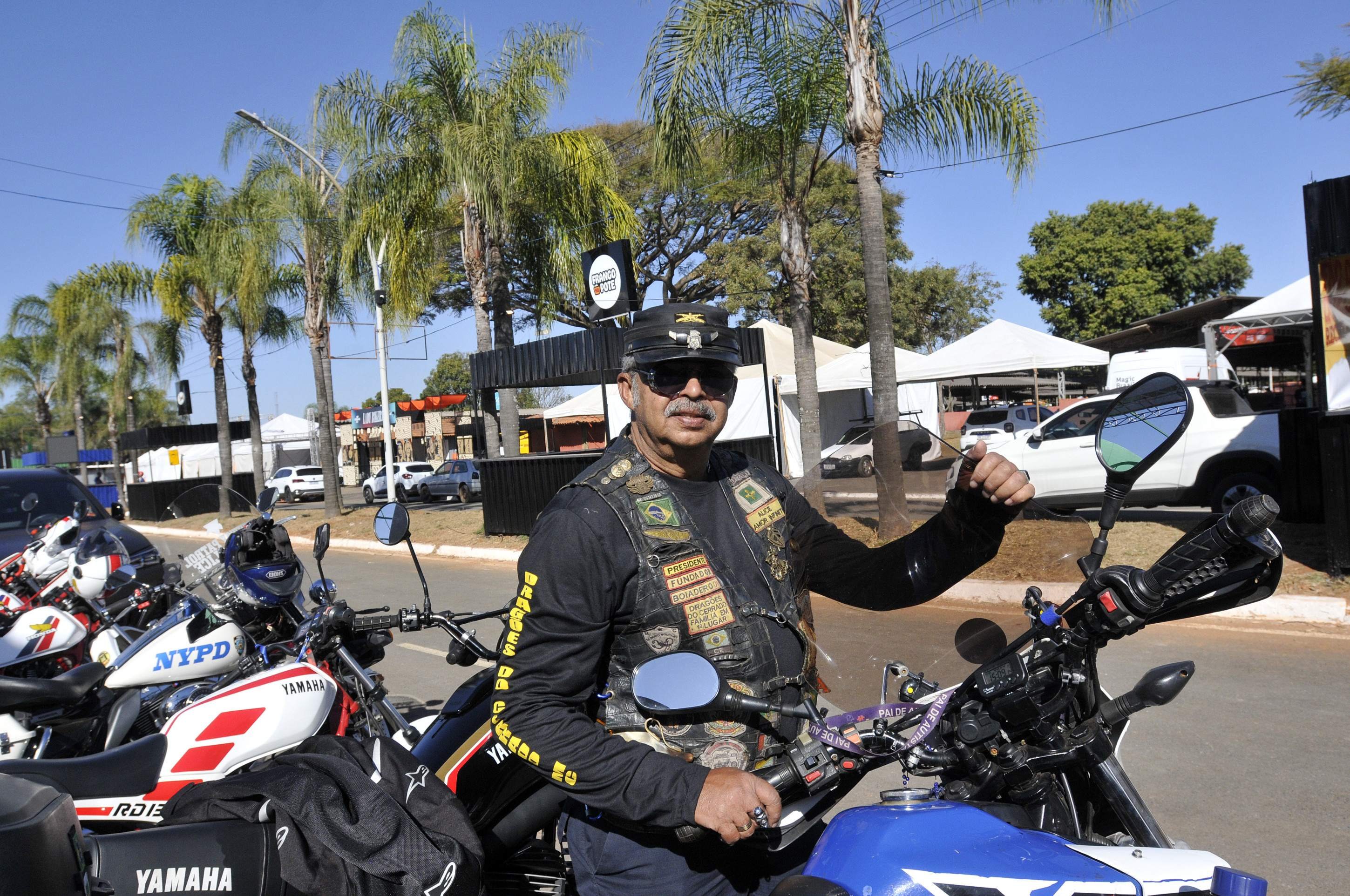  17/07/2025. Crédito: Minervino Júnior/CB/D.A Press. Brasil.  Brasilia - DF. Preparativos para o Brasília Moto Week na Granja do Torto. Francisco Boiadeiro.