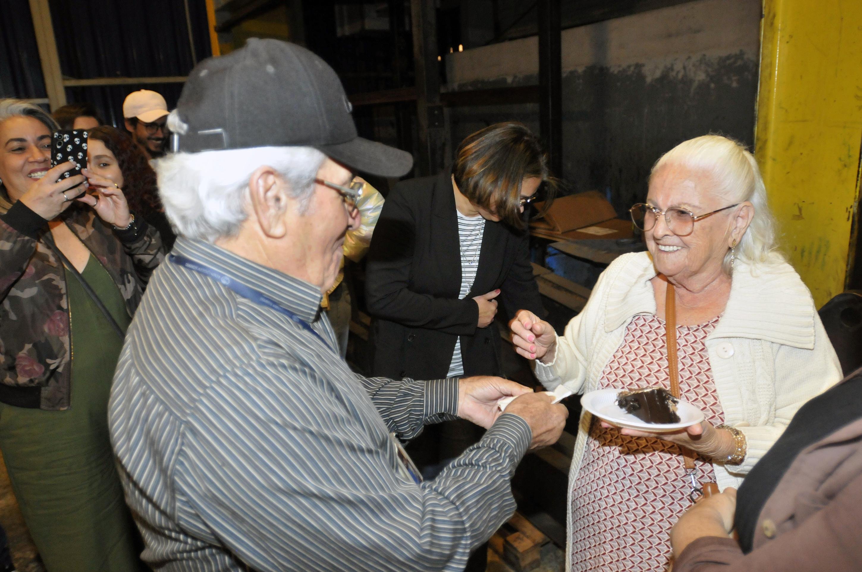  17/07/2025. Crédito: Minervino Júnior/CB/D.A Press. Brasil.  Brasilia - DF. Homenagem aos 50 anos de Francisco de Salis( Chefe da gráfica) no Correio Braziliense. 