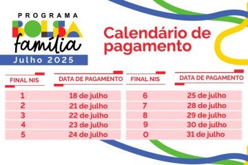 Valor médio do benefício na capital é de R$ 673,31, a partir de um investimento de R$ 108,4 milhões do Governo Federal. Cronograma de pagamentos segue até o dia 31 -  (crédito: Divulgação: Gov.br)