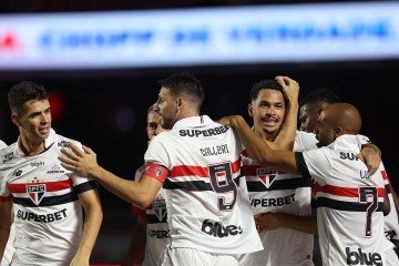 Dos 45 gols marcados pelo São Paulo nesta temporada, 16 saíram dos pés do quarteto formado por Oscar, Calleri, Luciano e Lucas Moura -  (crédito: São Paulo FC)
