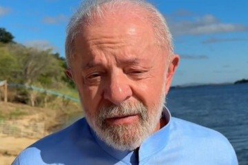 Lula grava mensagem ao amanhecer nas margens do Rio São Francisco: 'Agradecendo a Deus por este rio, que é tão importante e sagrado para o nosso Brasil'
 -  (crédito: Divulgação )