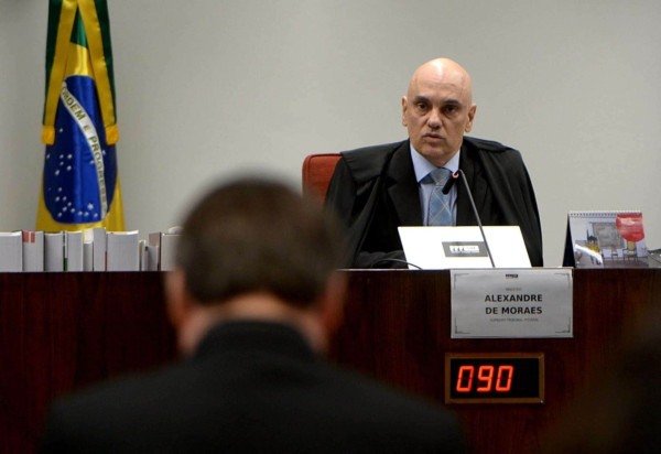 Além de Moraes, o secretário afirma que também pediu a revogação dos vistos de familiares e aliados do STF de Moraes, sem especificar ou citar nomes - (crédito: Ed Alves/CB/D.A Press)