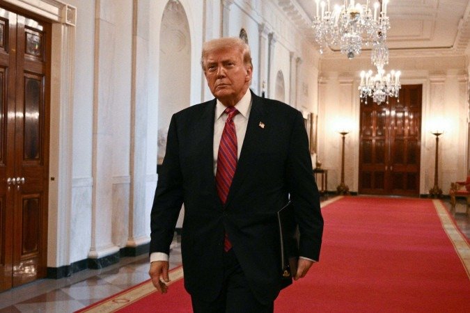 Trump afirma que Brics "acabará muito rápido" - (crédito: AFP) Trump afirma que Brics "acabará muito rápido" - (crédito: AFP)