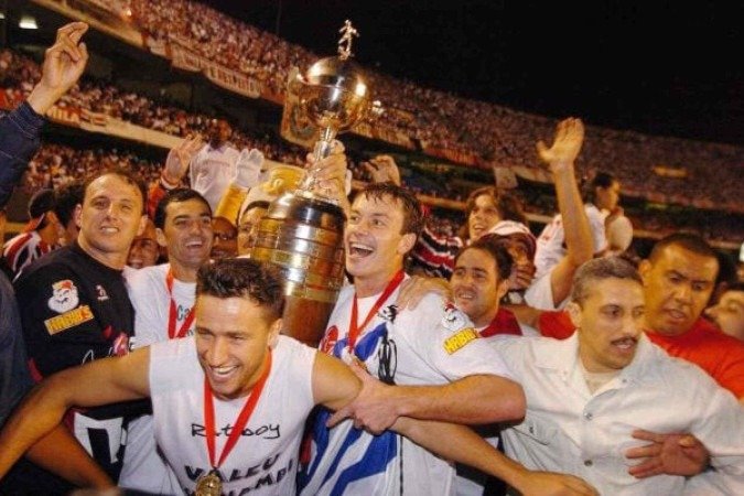 São Paulo celebrou recentemente 20 anos da conquista do tri da Libertadores  -  (crédito:  Foto: Divulgação / saopaulofc.net)