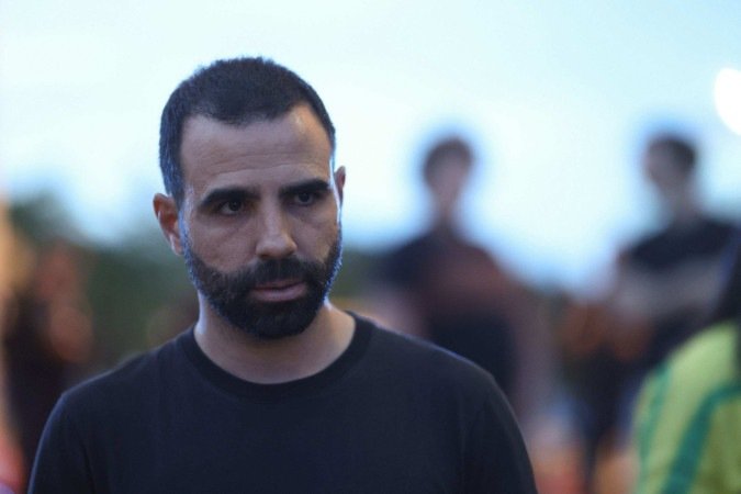 Manifestação em frente a Camara Legislativa do DF. Na Foto Thiago Manzoni, Deputado Distrital 