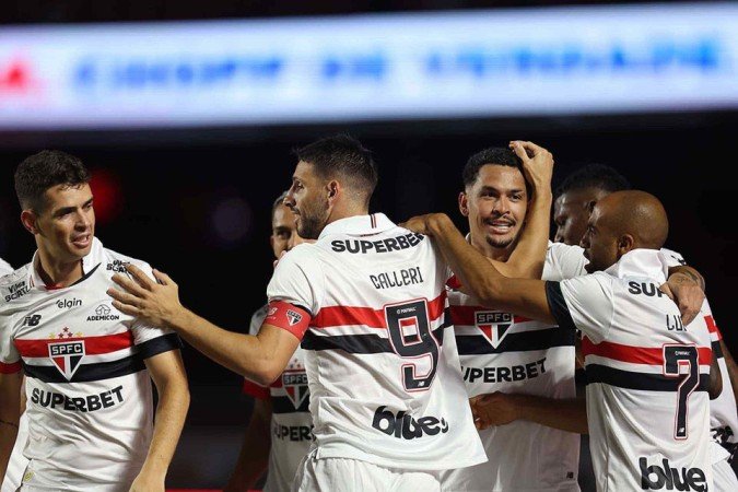 Dos 45 gols marcados pelo São Paulo nesta temporada, 16 saíram dos pés do quarteto formado por Oscar, Calleri, Luciano e Lucas Moura - (crédito: São Paulo FC) Dos 45 gols marcados pelo São Paulo nesta temporada, 16 saíram dos pés do quarteto formado por Oscar, Calleri, Luciano e Lucas Moura - (crédito: São Paulo FC)