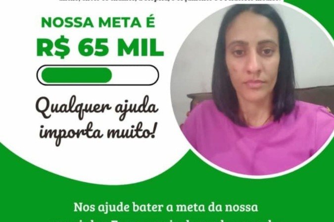 Câncer no útero: vaquinha para salvar a vida de Rosi Câncer no útero: vaquinha para salvar a vida de Rosi