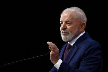 Lula divulgou nota de solidaridade aos ministros do Supremo Tribunal Federal -  (crédito: EVARISTO SA/AFP)
