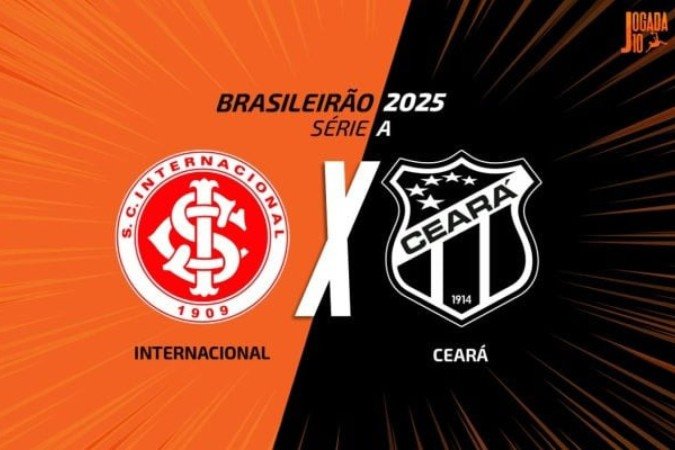 Internacional e Ceará se enfrentam, neste domingo (20), no Beira-Rio, pela 15ª rodada do Brasileirão - (crédito: Foto: Arte / Jogada10) Internacional e Ceará se enfrentam, neste domingo (20), no Beira-Rio, pela 15ª rodada do Brasileirão - (crédito: Foto: Arte / Jogada10)