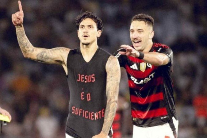 Pedro marcou o gol da vitória do Flamengo diante do Fluminense - (crédito: Foto: Adriano Fontes/Flamengo) Pedro marcou o gol da vitória do Flamengo diante do Fluminense - (crédito: Foto: Adriano Fontes/Flamengo)