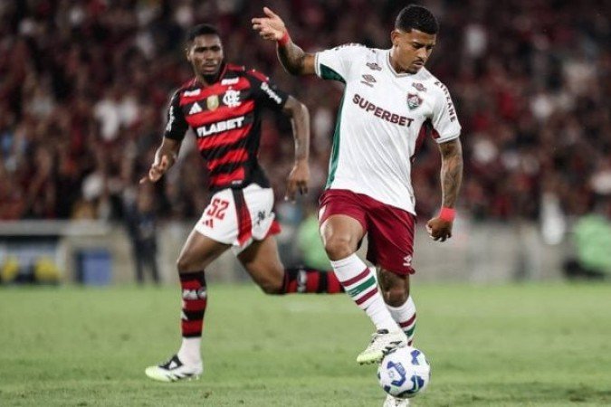 JOHN KENNEDY - Não mostrou muita coisa em seu retorno. Teve poucos toques na bola e foi bem marcado pela defesa do Flamengo. NOTA: 5,0 - Foto: Marcelo Gonçalves/Fluminense