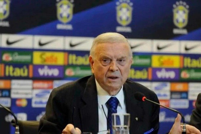 José Maria Marin tinha 93 anos e passado polêmico na CBF - (crédito: Foto: Tomaz Silva/ Agência Brasil ) José Maria Marin tinha 93 anos e passado polêmico na CBF - (crédito: Foto: Tomaz Silva/ Agência Brasil )