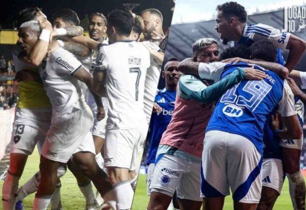 Fotos: Vitor Silva/Botafogo Gustavo Aleixo/Cruzeiro