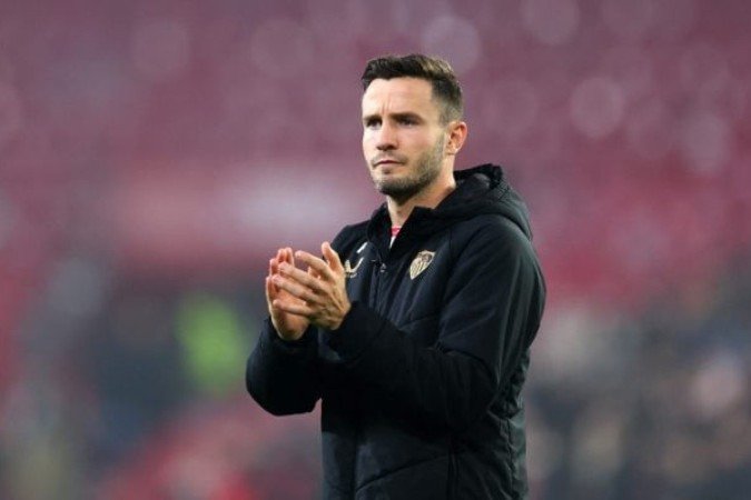 Saúl pertence ao Atlético de Madrid e estava emprestado ao Sevilla -  (crédito: Foto: Fran Santiago/Getty Images)
