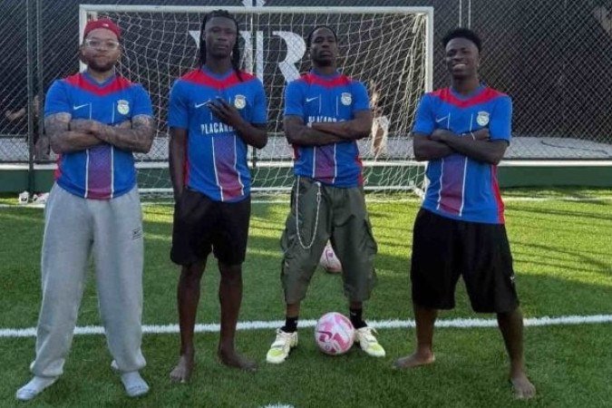 Travis Scott e Eduardo Camavinga participam de ação para clube do qual Vini Jr. é coproprietário -  (crédito: Foto: Reprodução/Instagram)