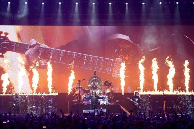 Show marcou a despedida de Ozzy Osbourne e última reunião do Black Sabbath -  (crédito: Divulgação)