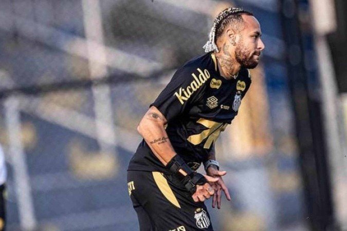 Neymar deve jogar em função diferente contra o Inter - (crédito: Foto: Raul Baretta/Santos FC) Neymar deve jogar em função diferente contra o Inter - (crédito: Foto: Raul Baretta/Santos FC)