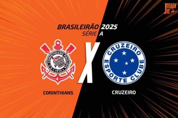 Com objetivos diferentes, Corinthians e Cruzeiro duelam na Neo Química Arena  -  (crédito:  Foto: Arte/Jogada10)