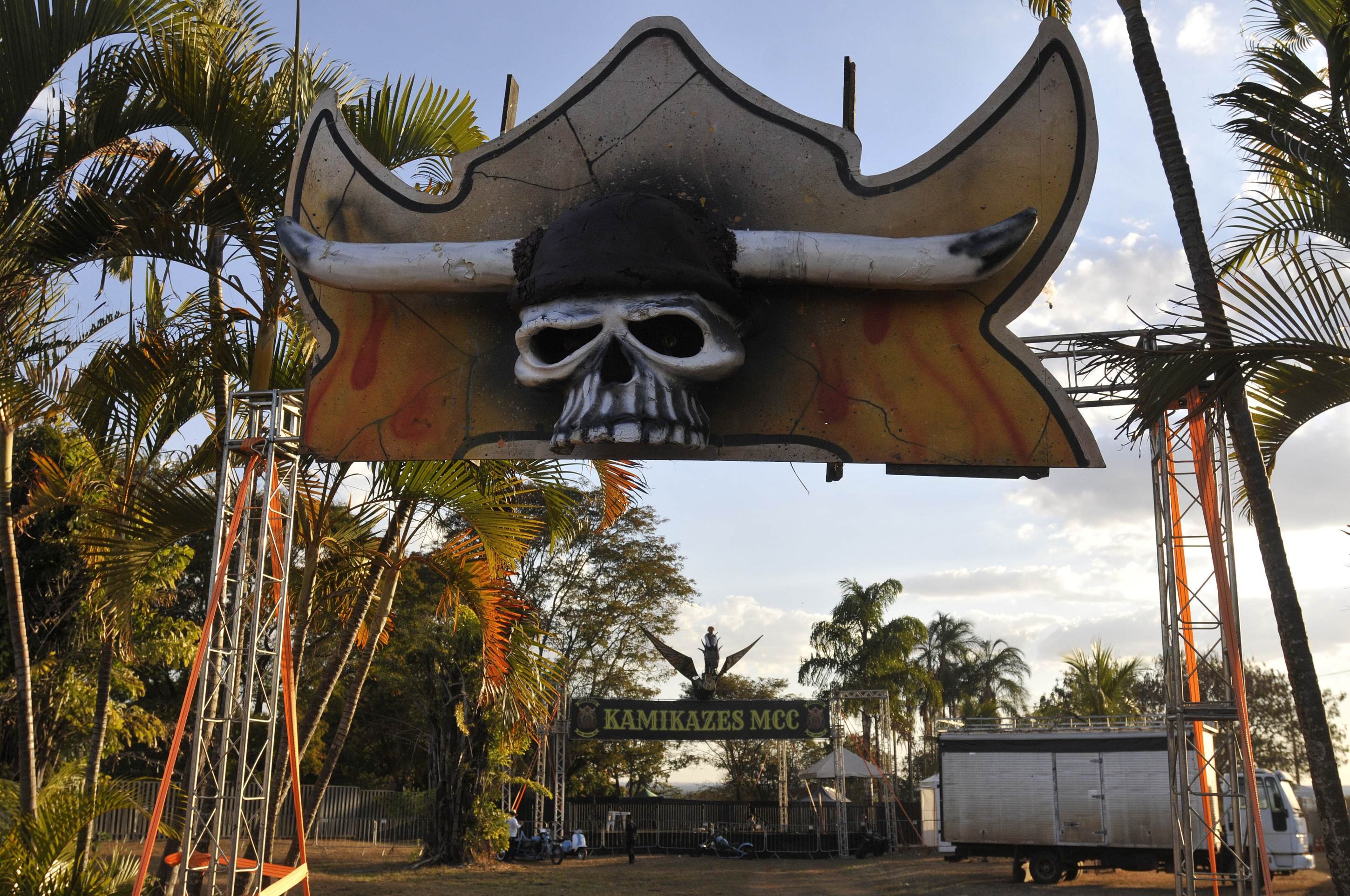  22/07/2025. Crédito: Minervino Júnior/CB/D.A Press. Brasil.  Brasilia - DF. Capital Moto Week 2025 bastidores da estrutura.