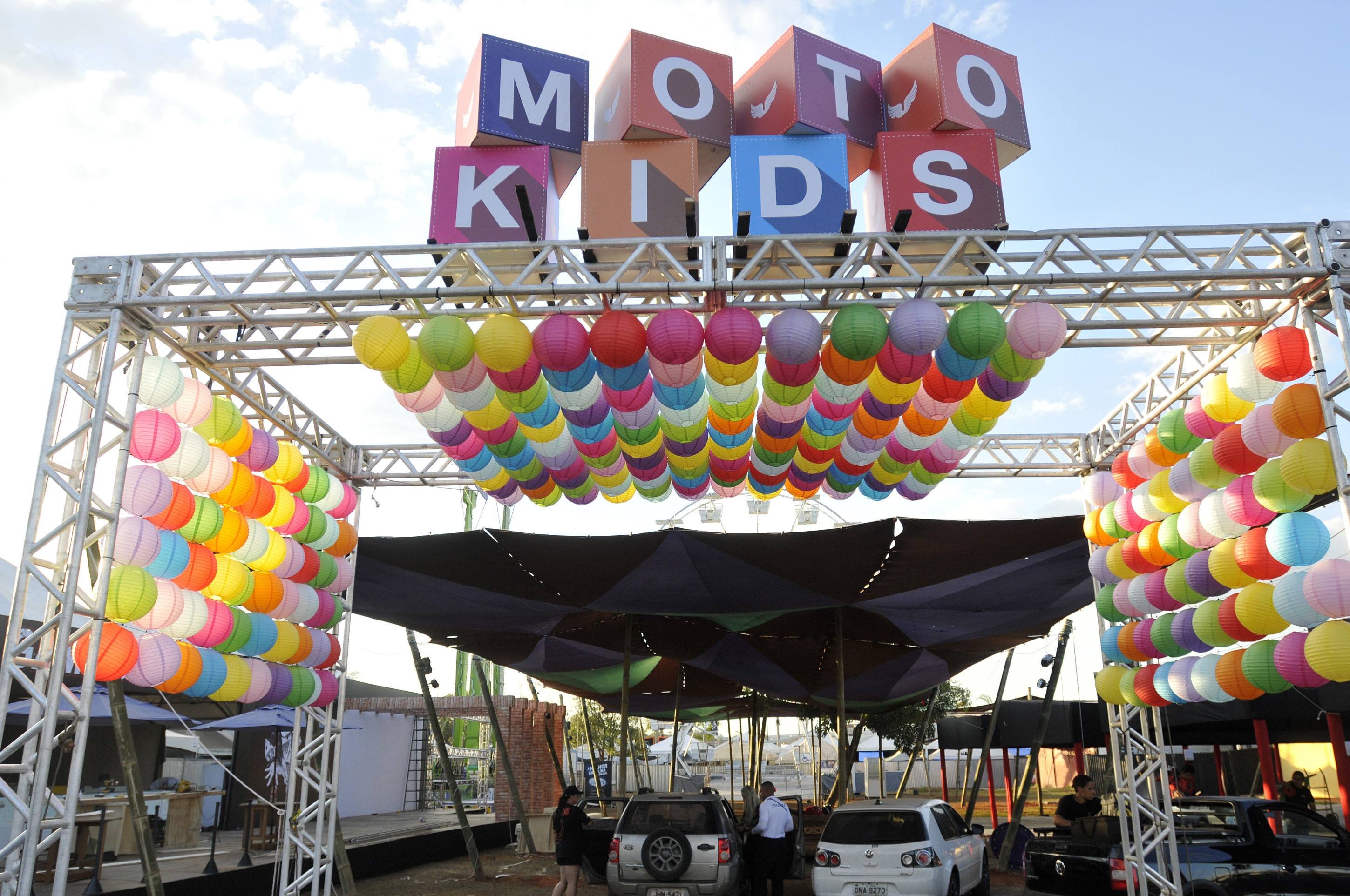 No evento, haverá um espaço kids com atrações infantis 