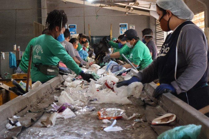  23/07/2025 Bruna Gaston CB/DA Press. Reciclagem , Coleta Seletiva do DF
       -  (crédito:  Bruna Gaston CB/DA Press)