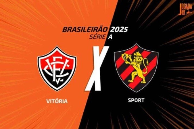 Vitória e Sport duelam no Barradão  -  (crédito: Foto: Arte Jogada10)
