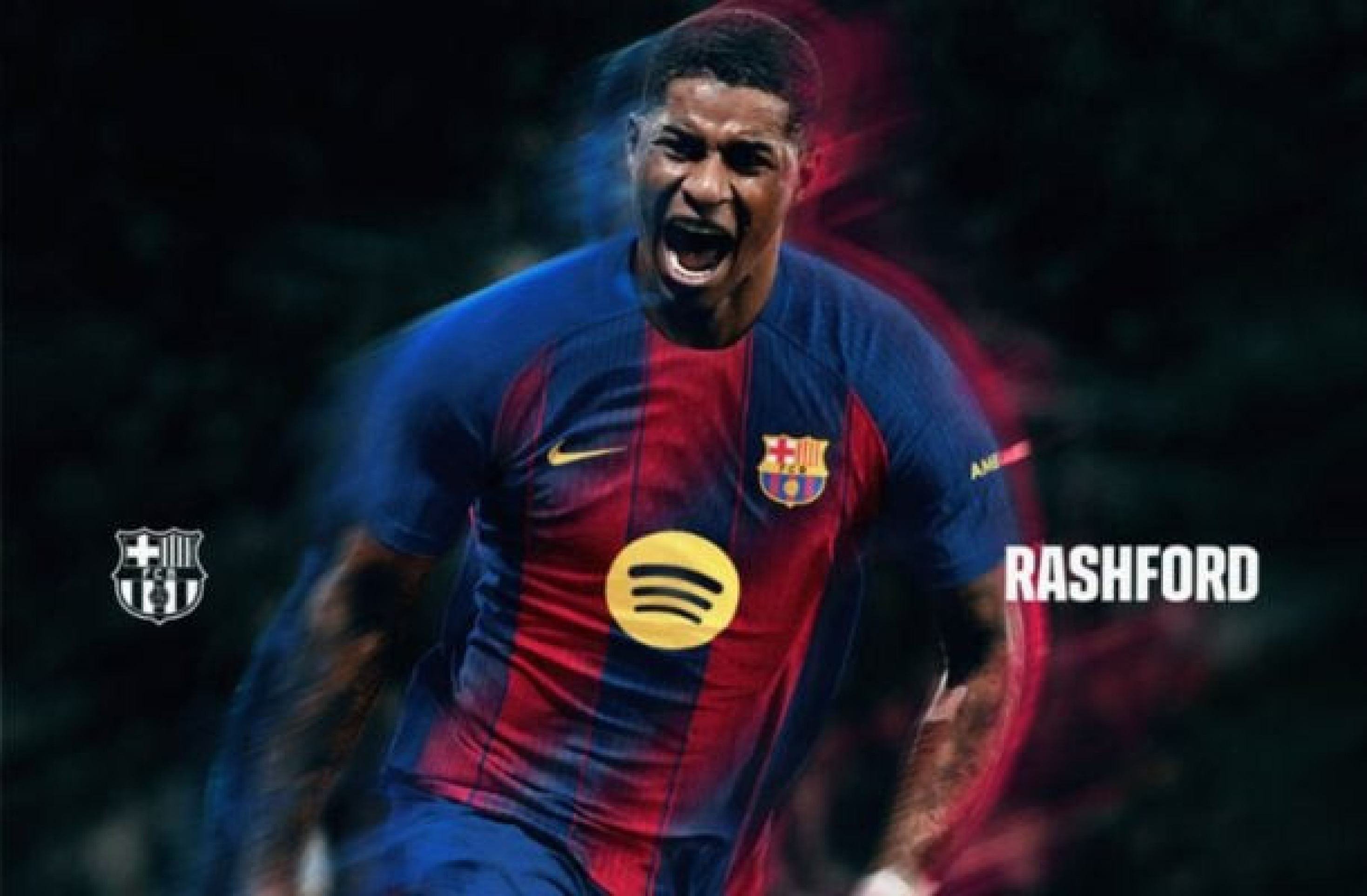 Barcelona anuncia contratação do atacante Marcus Rashford