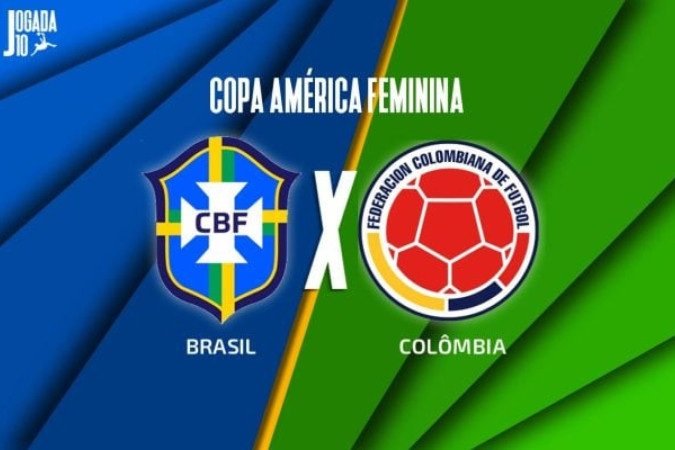 Brasil enfrenta a Colômbia, pela Copa América Feminina - (crédito: Arte: Jogada10) Brasil enfrenta a Colômbia, pela Copa América Feminina - (crédito: Arte: Jogada10)