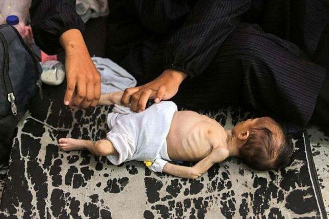 ONU afirma que tem o equivalente a 6 mil caminhões de alimentos esperando para entrar em Gaza - (crédito: Getty Images) ONU afirma que tem o equivalente a 6 mil caminhões de alimentos esperando para entrar em Gaza - (crédito: Getty Images)