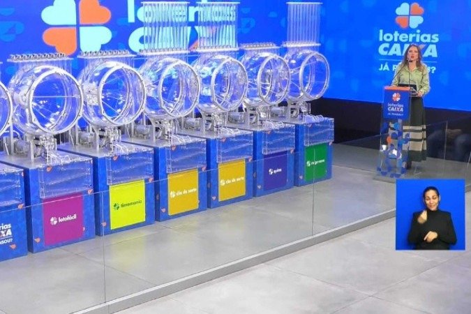 Mega-Sena, Quina e outras loterias são sorteadas nesta quinta-feira (24/7) -  (crédito: Reprodução/YouTube/Caixa)