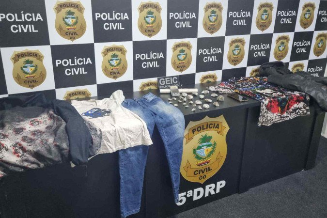 Polícia prendeu três suspeitos pelo crime - (crédito: PCGO/Divulgação) Polícia prendeu três suspeitos pelo crime - (crédito: PCGO/Divulgação)
