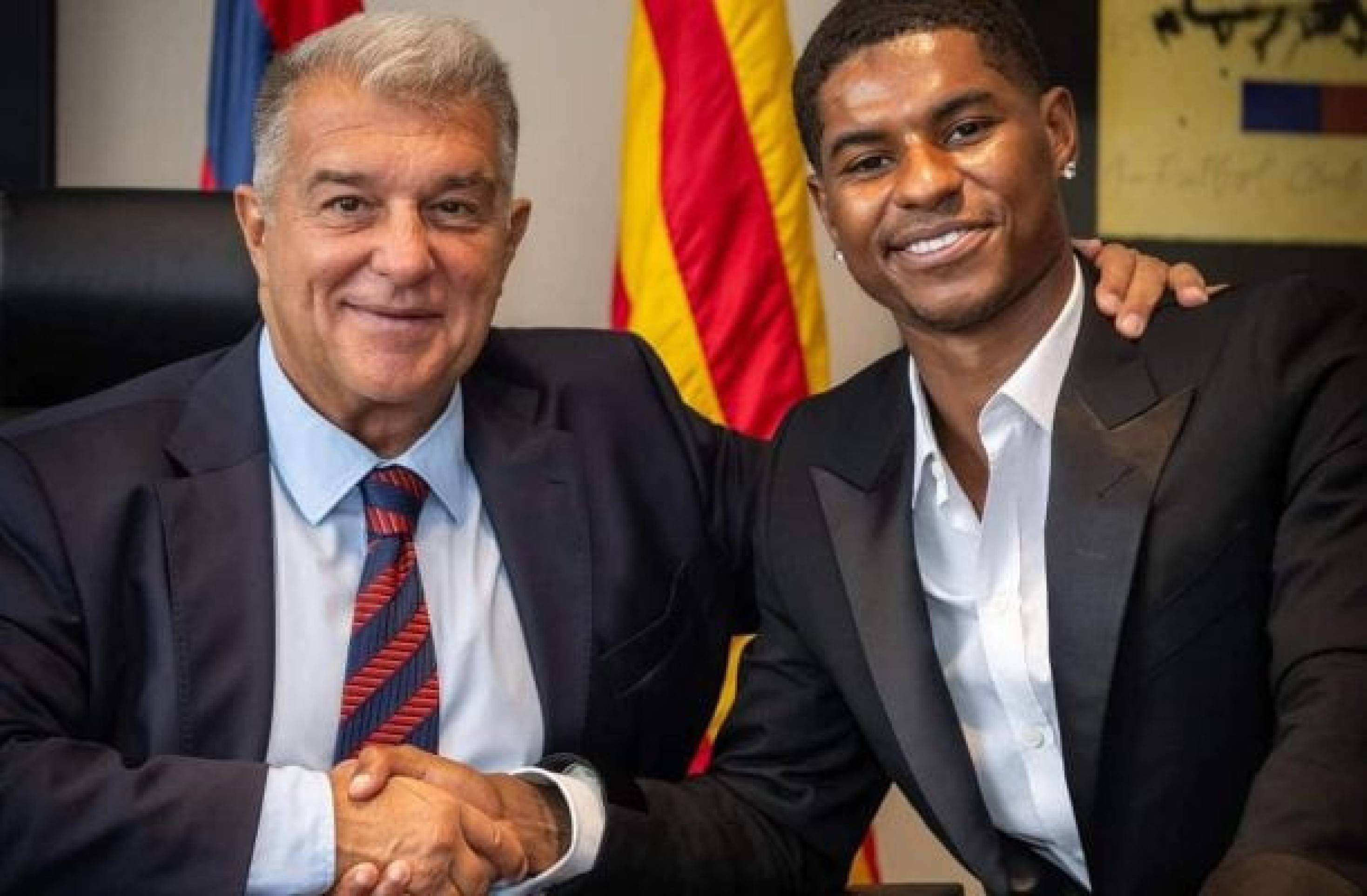 Marcus Rashford tem recepção ‘cinco estrelas’ e regado a luxo em Barcelona