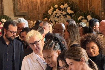 Janja Lula no velório de Preta Gil