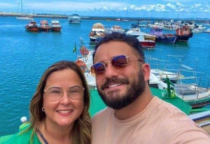 Matteos França, de 32 anos, é suspeito de matar a mãe. O filho da professora de História Soraya Tatiana foi preso na casa do pai nesta sexta-feira (25/7) -  (crédito: Reprodução/ Redes sociais )