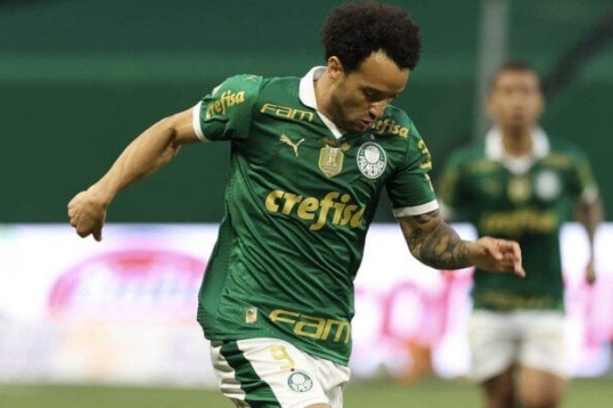 Felipe Anderson vai desfalcar o Palmeiras nos próximos jogos - (crédito: Foto: Cesar Greco/Palmeiras) Felipe Anderson vai desfalcar o Palmeiras nos próximos jogos - (crédito: Foto: Cesar Greco/Palmeiras)