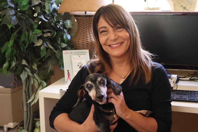 Eliane Raye e seu pet Snoppy - (crédito: Bruna Gaston CB/DA Press) Eliane Raye e seu pet Snoppy - (crédito: Bruna Gaston CB/DA Press)