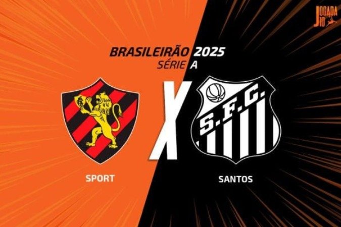 Sport e Santos se enfrentam pela 17ª rodada do Campeonato Brasileiro - (crédito: Foto: Arte/Jogada10) Sport e Santos se enfrentam pela 17ª rodada do Campeonato Brasileiro - (crédito: Foto: Arte/Jogada10)