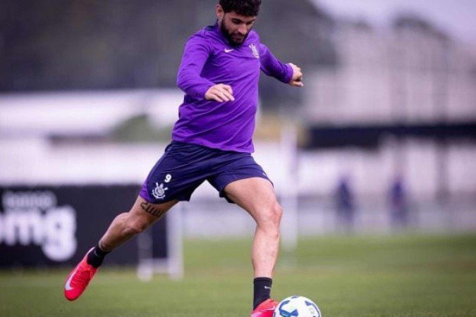 Atacante é relacionado após dois meses fora, mas deve começar no banco -  (crédito: Foto: Rodrigo Coca/Agência Corinthians)